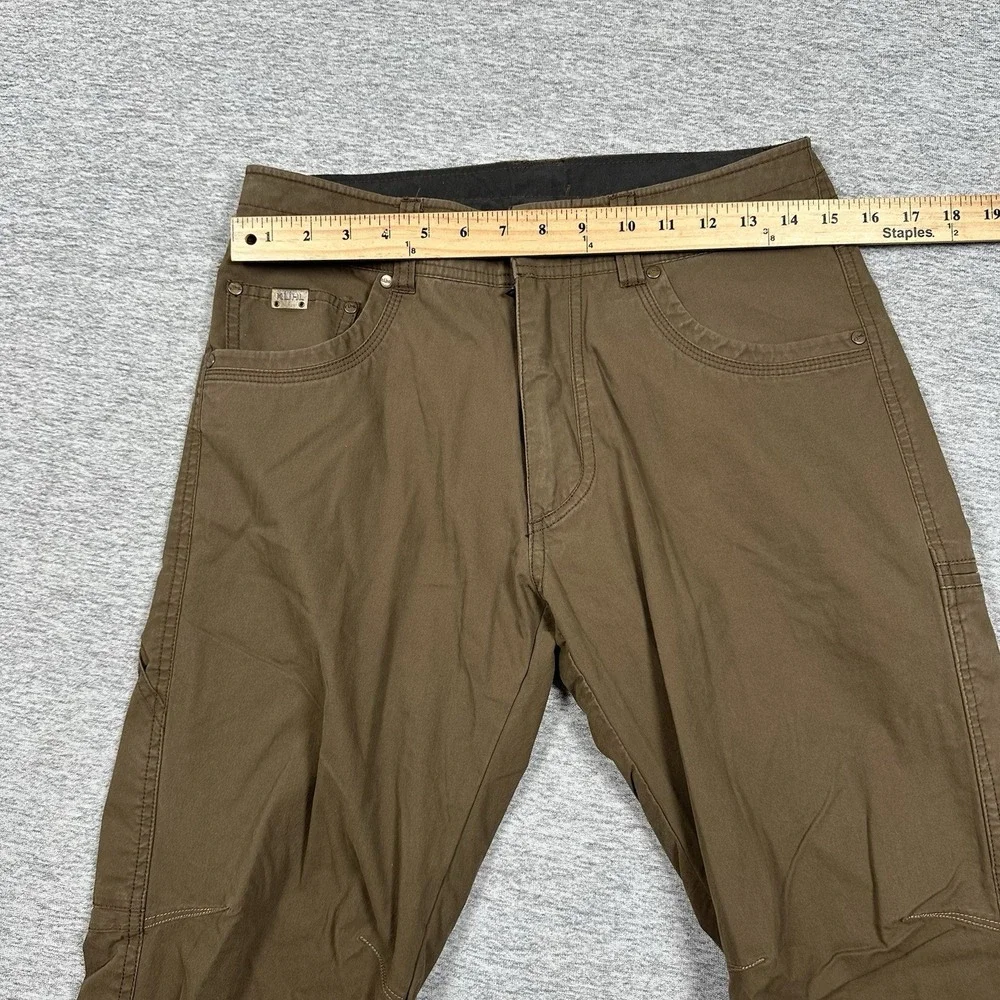 Kuhl Pants Mens 30x30 Brown Revolvr Vintage Patina Dye Outdoor Hiking Nature
